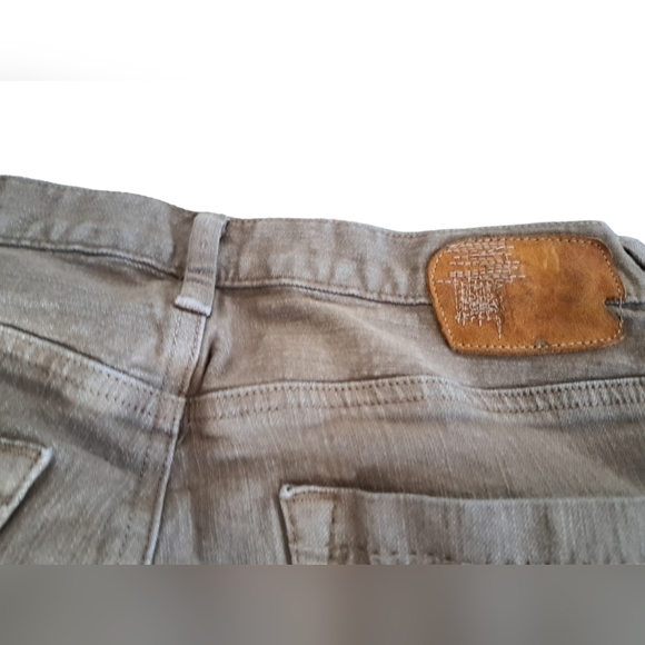 GOLDSIGN made USA tan denim jeans pants slim fit skinny rare denim mens 30/34 - Picture 4 of 9